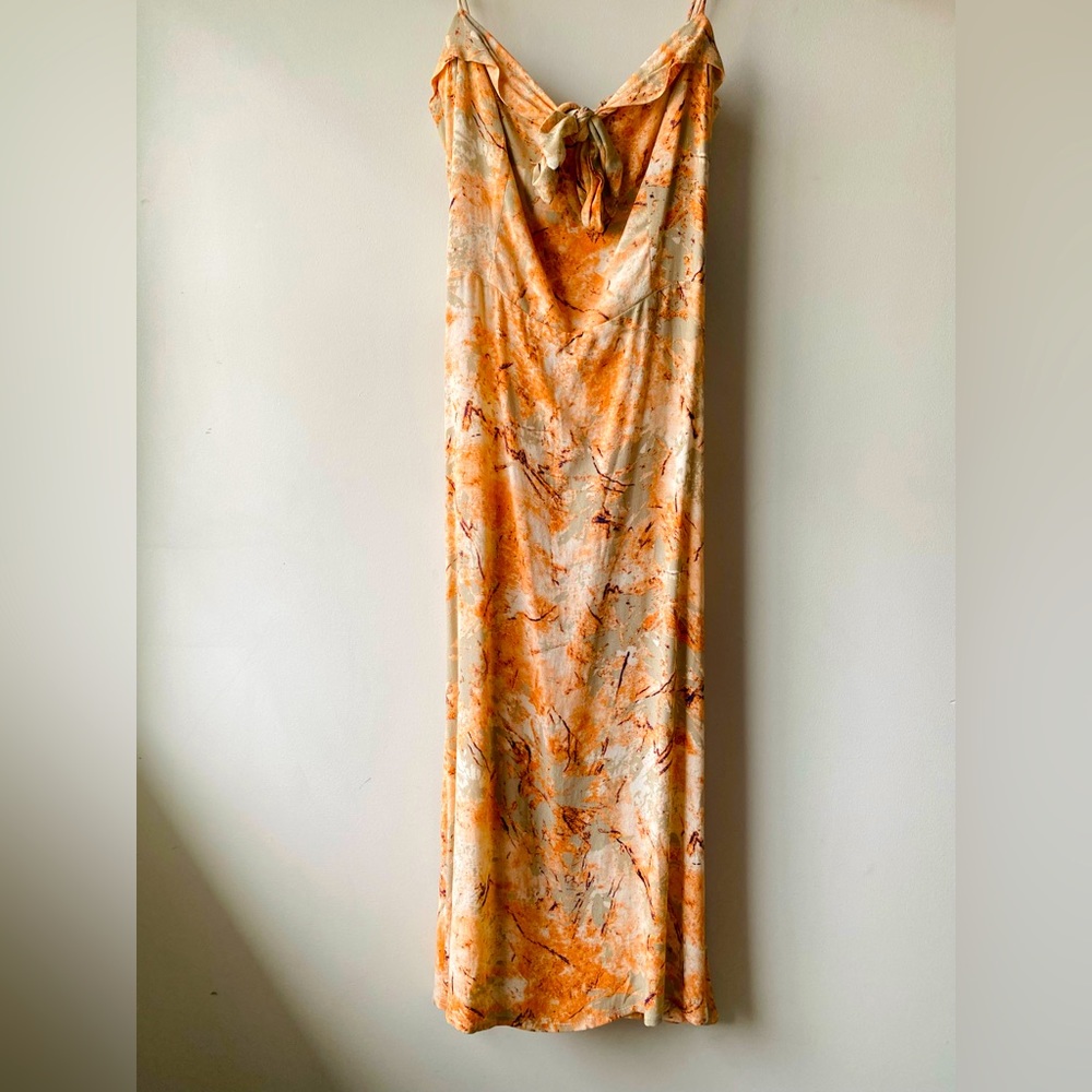 Summer midi dress - size 6 // spaghetti straps // good condition - Picture 1 of 10